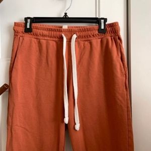 Madewell Sweatpants Size Small Burnt Orange